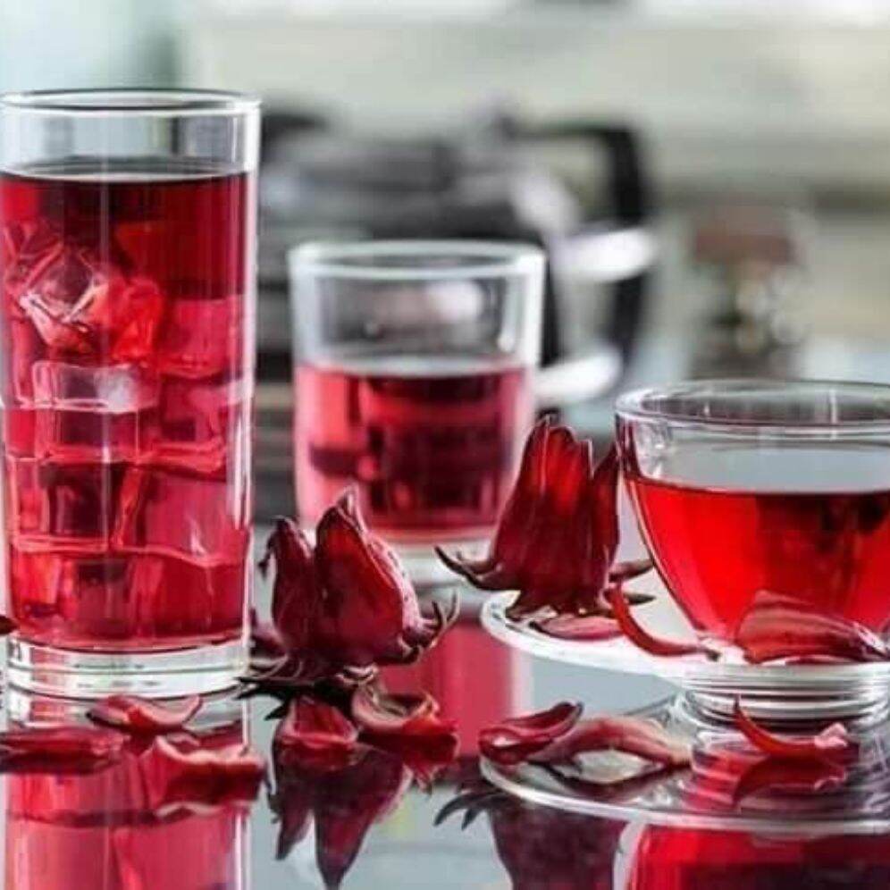 Hoa atiso đỏ tươi ( hoa bụp giấm, hibicus) dùng pha chế sirô sting đỏ, làm mứt hoa hồng)