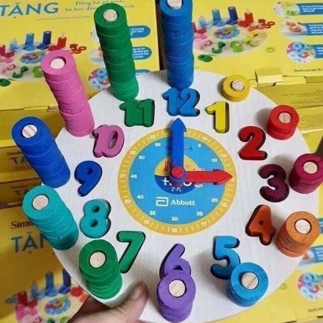 —- Đồng hồ lắp ráp gỗ xịn xò