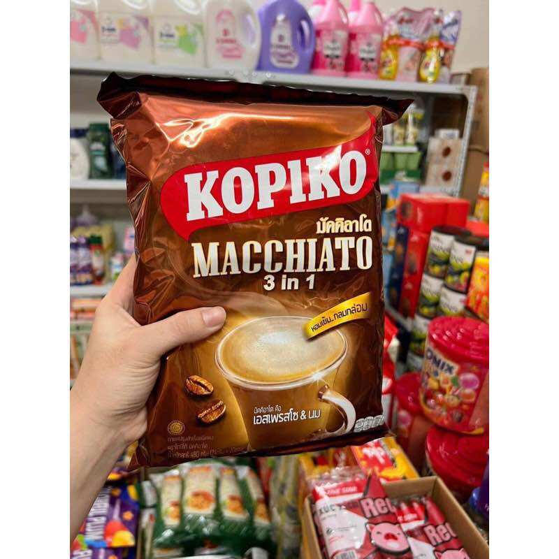 Túi Cà phê Phố Sữa Đá Gold - MacCoffee ( hộp 10 gói x 29g)