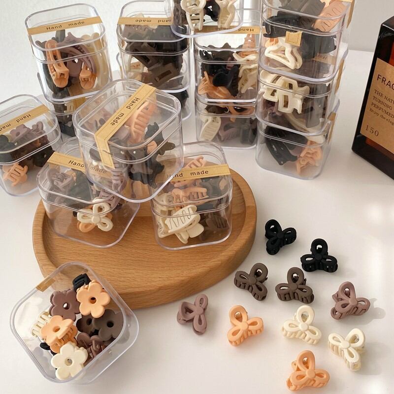 Set 10 Kẹp Tóc Mini Dễ Thương Cho Bé Gái, Combo 10 Cặp Tóc Cute