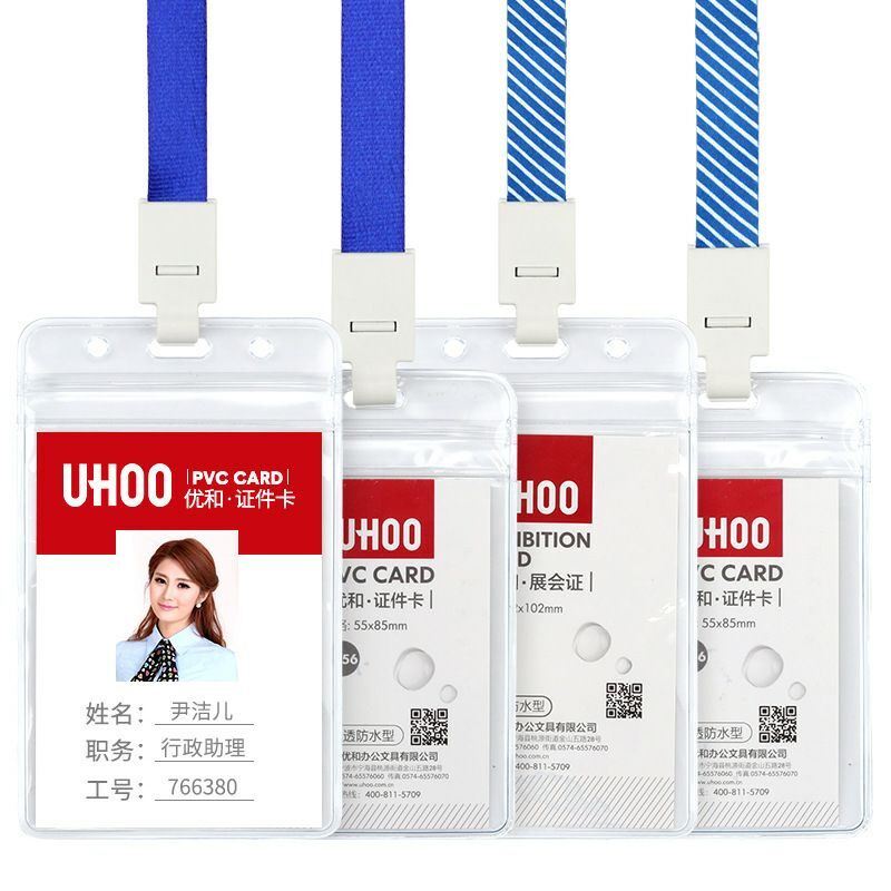 Thẻ đeo bảng tên trong suốt