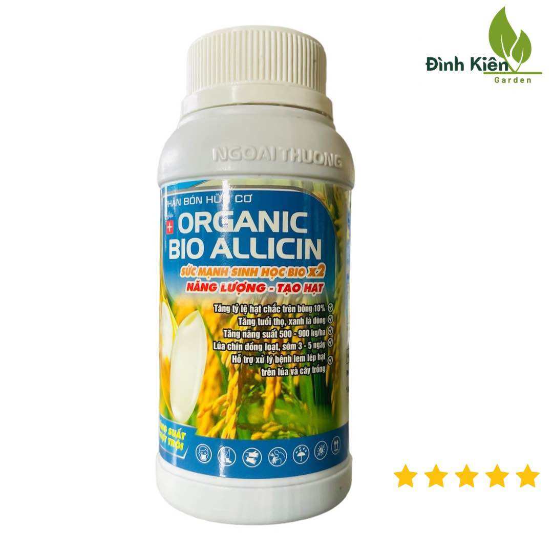 Phân bón Siêu vô gạo ORGANIC BIO ALLICIN chai 250ml