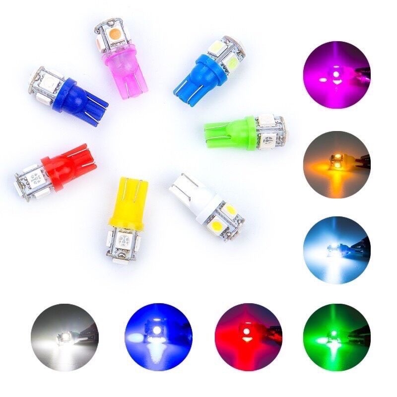 Đèn led xi nhan chân t10