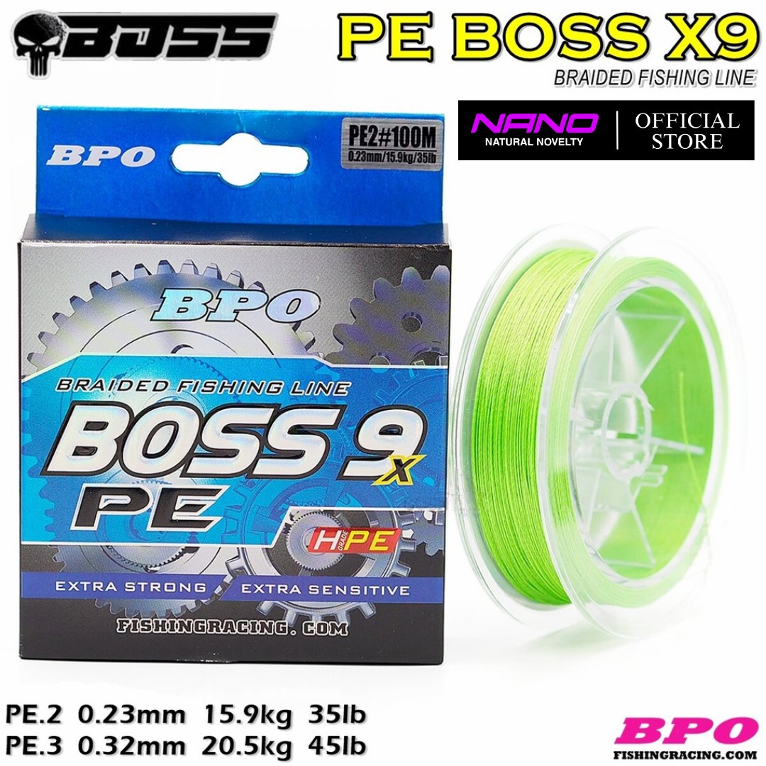 DÂY CÂU  BPO BOSS PE X9 (100m/cuộn)