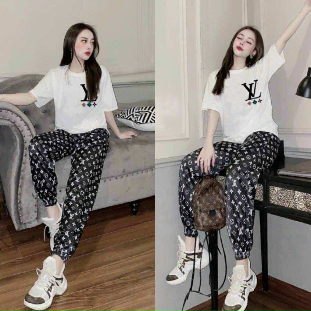 Sét bộ dài cotton phối 3d cao cấp