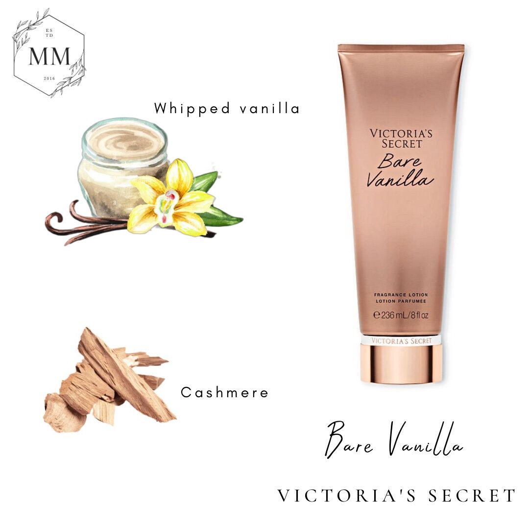 [Moomoocos] - Bộ sản phẩm Xịt Thơm Toàn Thân Victoria’s Secret Body Mist Dưỡng Thể Lotion mùi Bare Vanilla fullsize 250ml