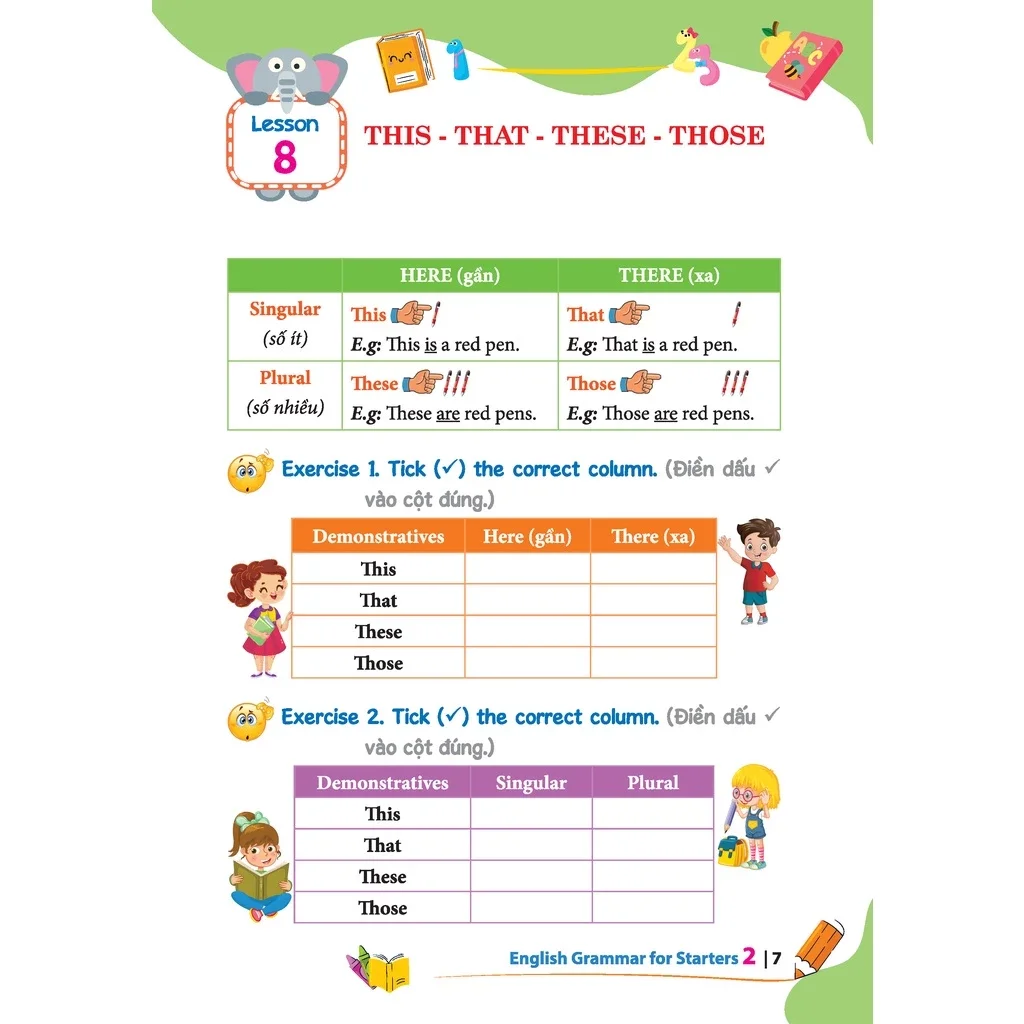 English Grammar for Starters 1+2