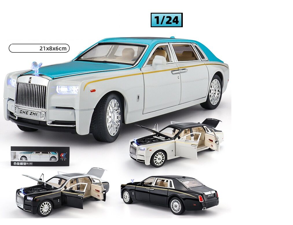 Mô hình xe ô tô Rolls Royce Phantom VIII tỷ lệ 1:24 bằng kim loại