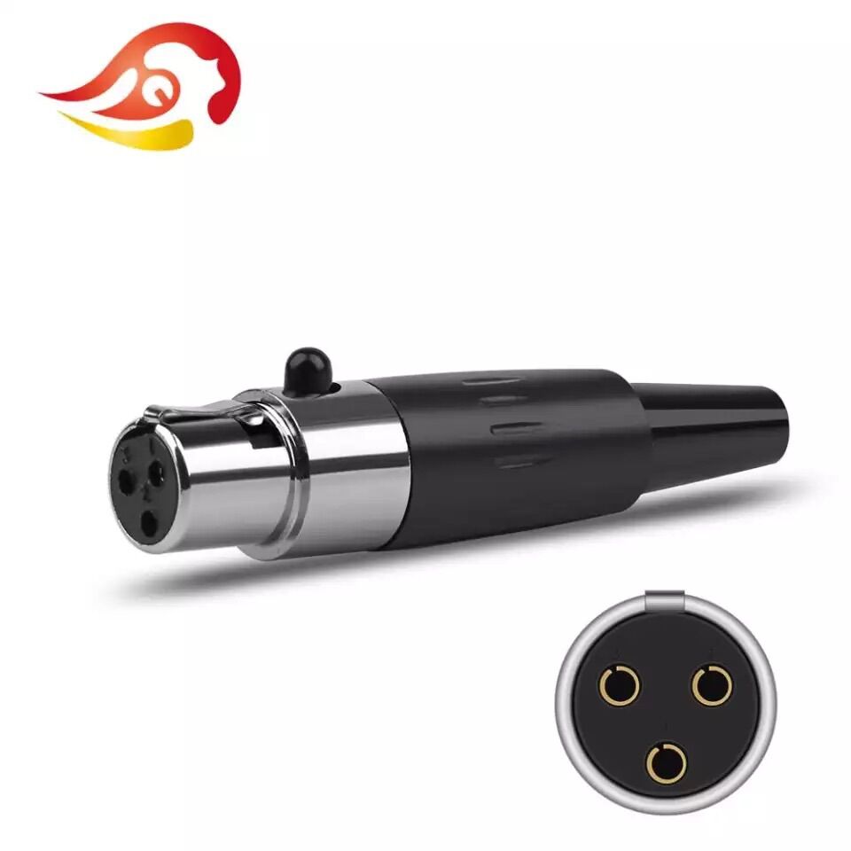 JACK  CANON 3 PIN MINI XLR MICRO