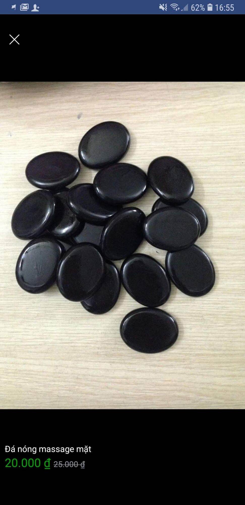 Đá massage mặt 3x4cm