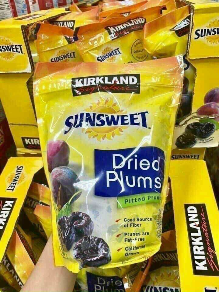 Mận Sấy Khô Kirkland Sunsweet Dried Plums 1,59kg Của Mỹ - Date 01 2024