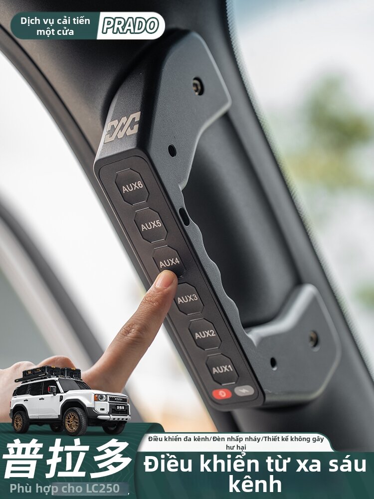 FIT CLUB | Wireless Remote Control for Prado LC250 A-pillar 6-way Switches Giá 5,594,000 Đồng*Miễn phí vận chuyển