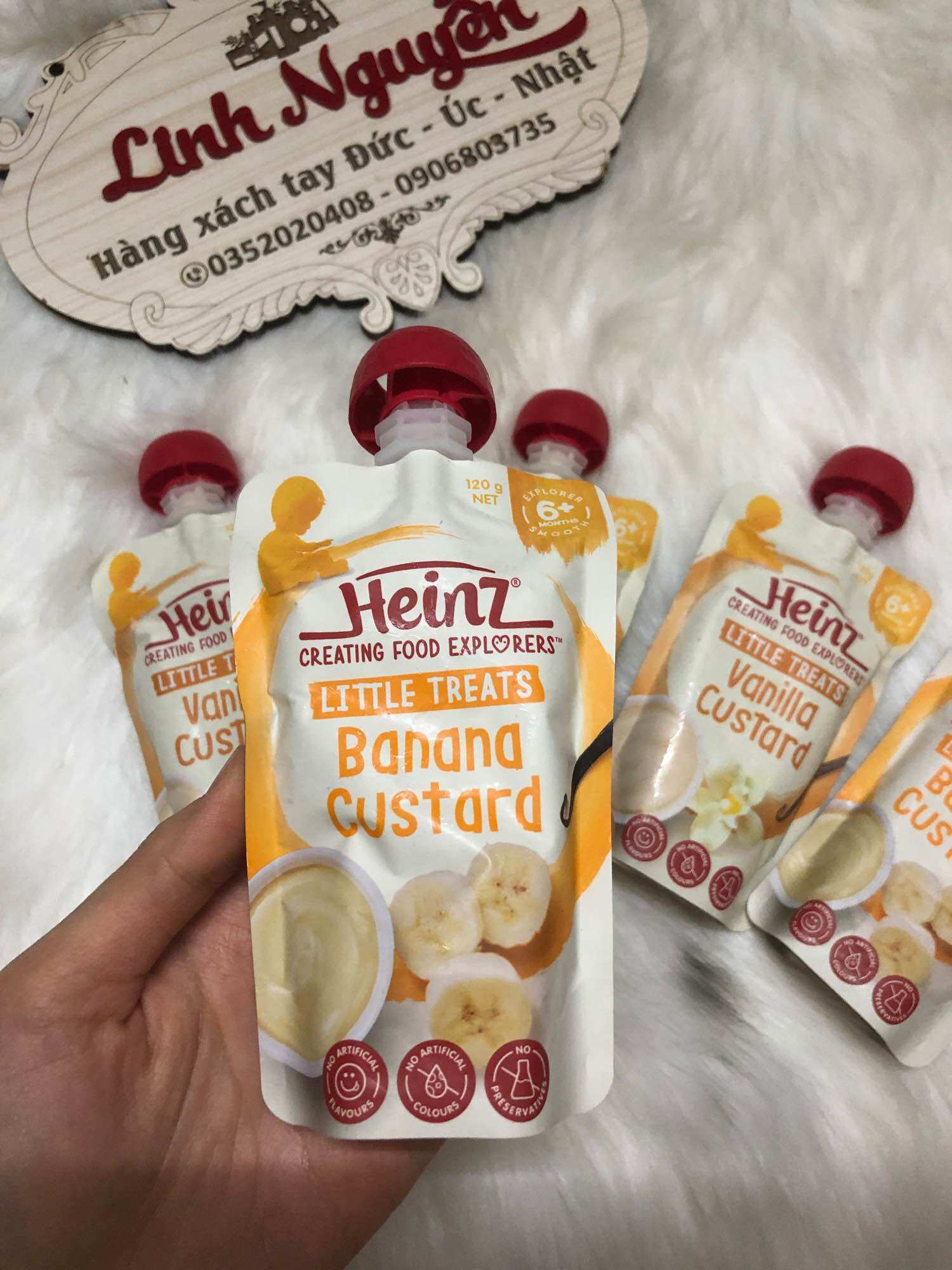 VÁNG SỮA HEINZ CUSTARD - Úc