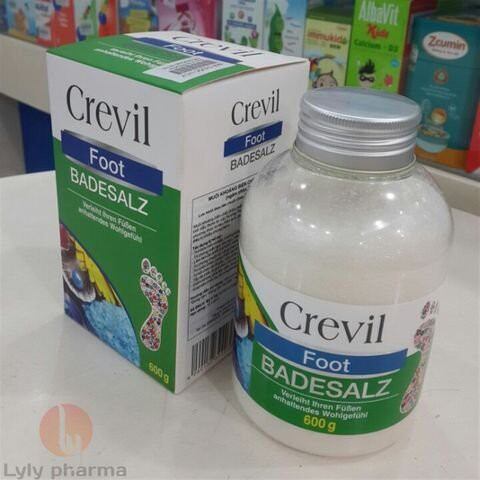 Muối khoáng tắm, ngâm chân Crevil