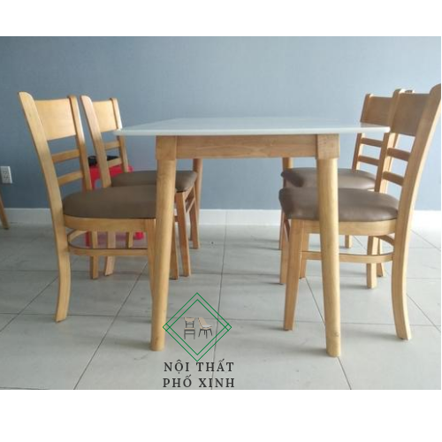 Bàn ăn 4 ghế đá ceramic miễn phí ship 25km