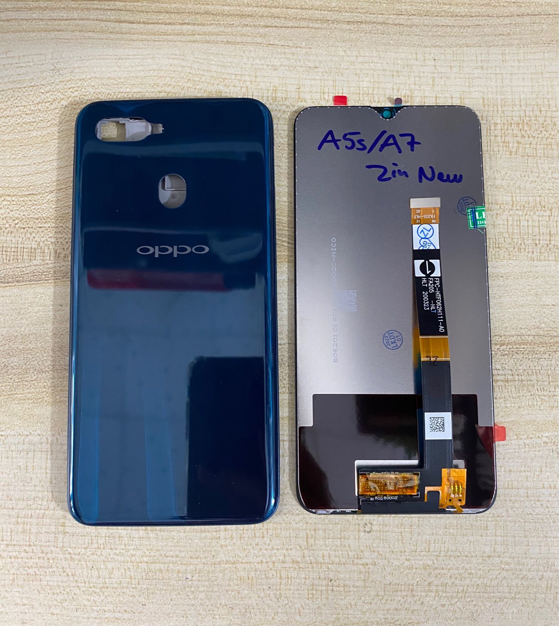 Combo bộ vỏ sườn + màn hình oppo a7 zin hàng cao cấp