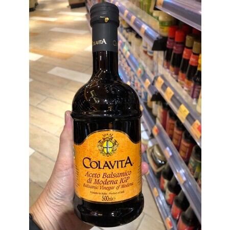 Giấm thơm Balsamic hiệu COLAVITA chai 500ml