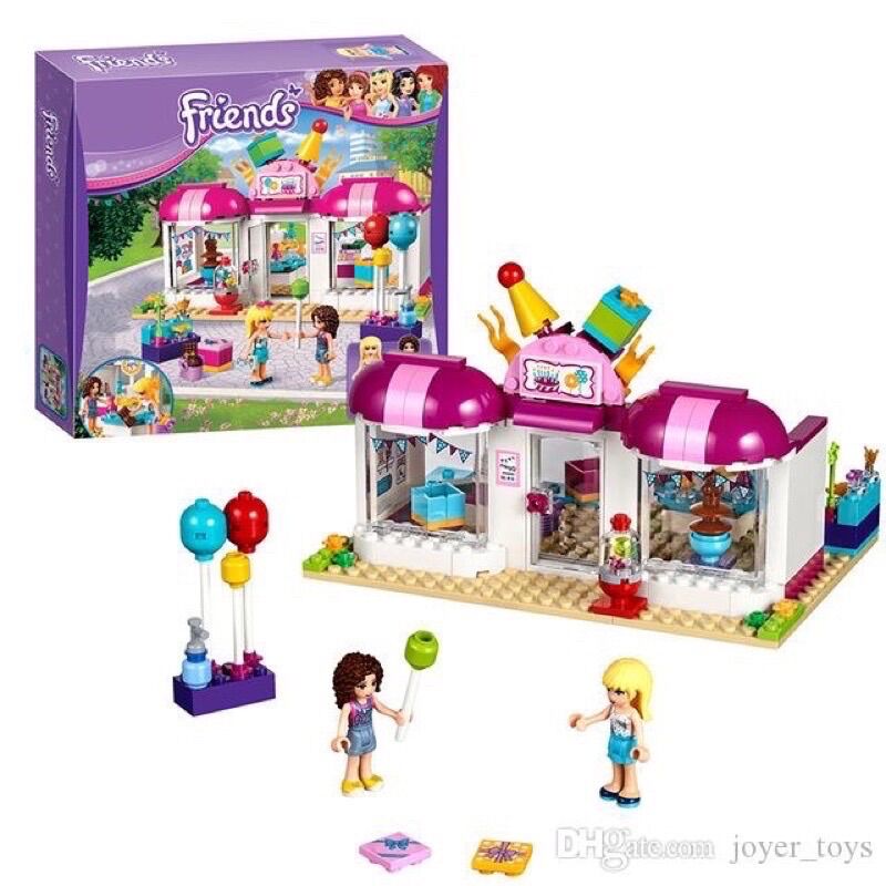 Lắp ráp xếp hình 10496 : Tiệm Cafe bánh ngọt hồ trái - tiệm bánh của Naomi