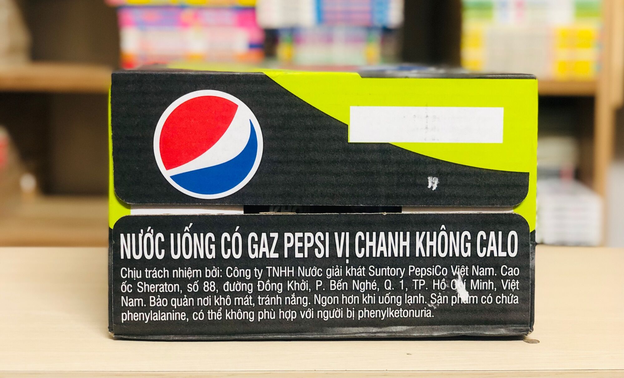 Pepsi chanh 24 lon/Thùng 320ml Chang's Food
