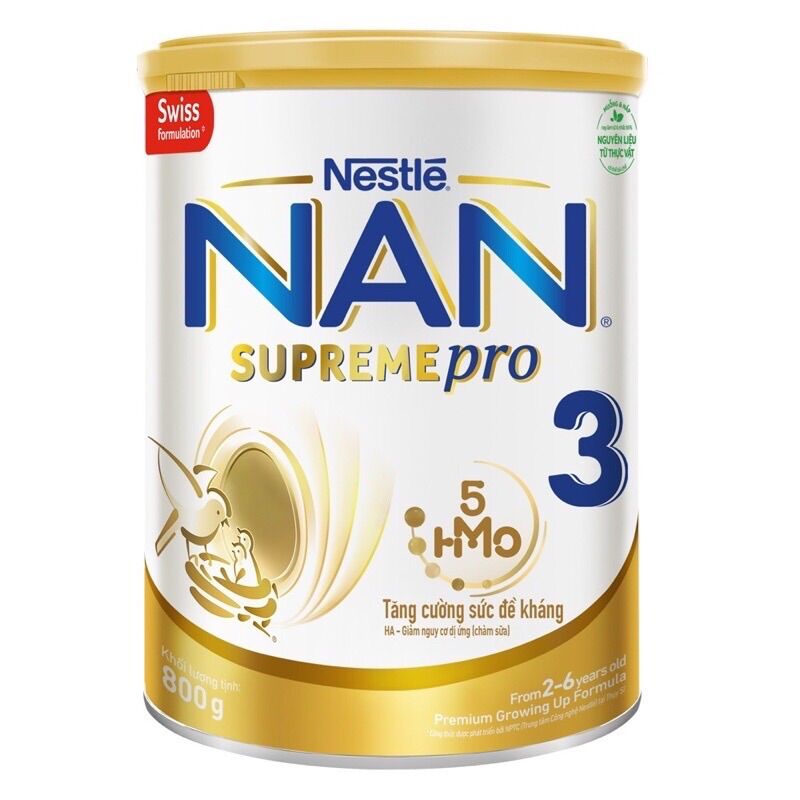 Sữa Bột Nestle Nan Supreme PRO 3 - Hộp 800g