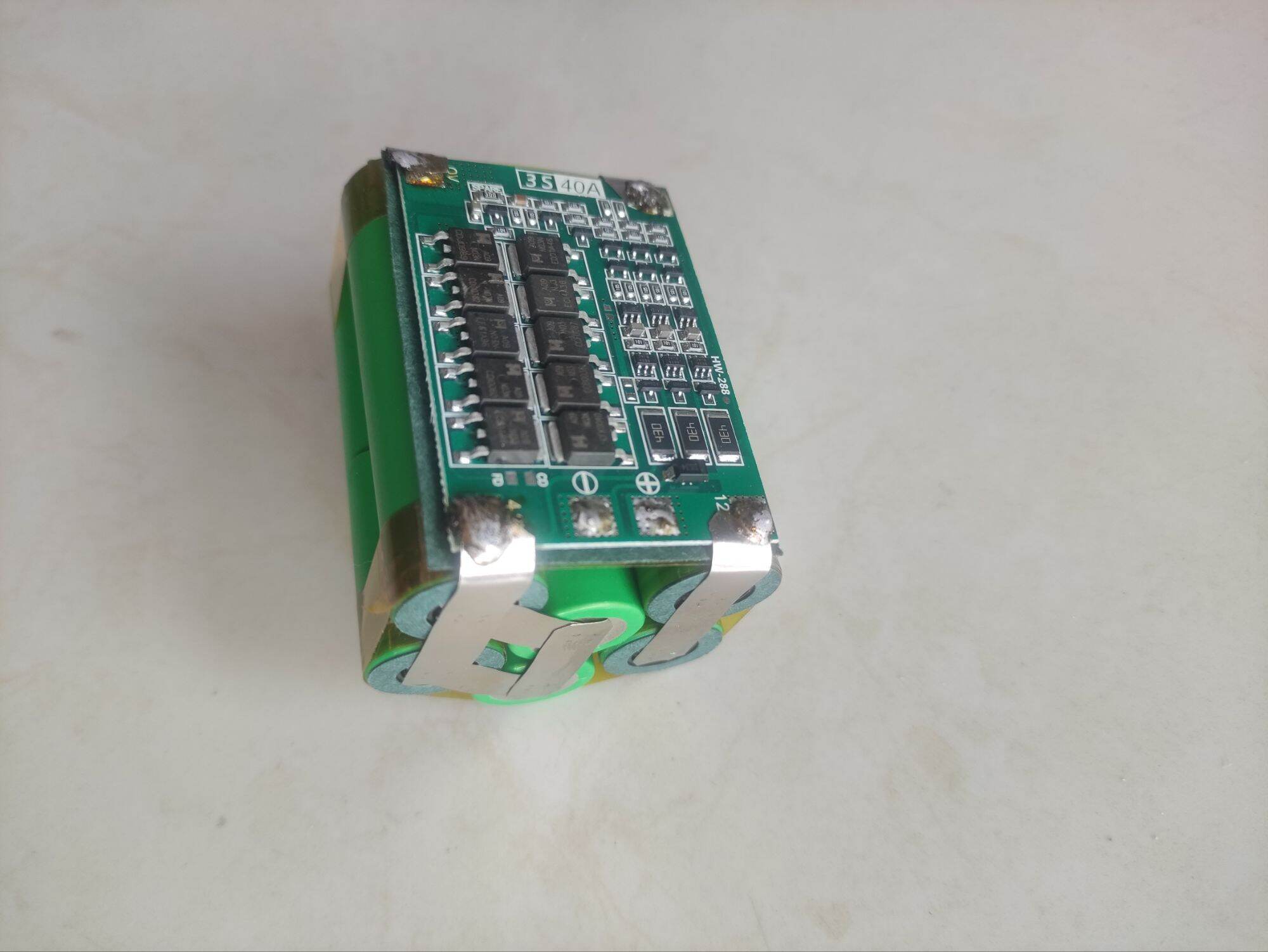 Khối pin hitachi 12v kèm mạch 3s 40a