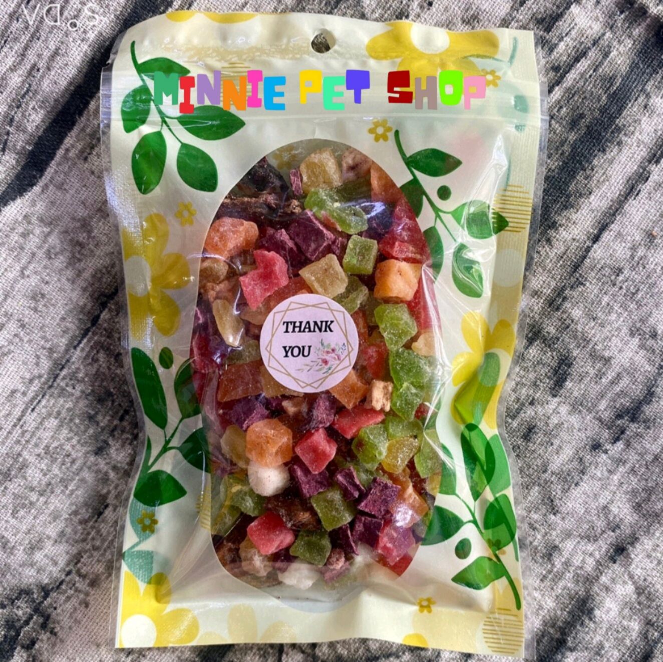 Mứt trái cây thập cẩm cho Hamster túi 100g