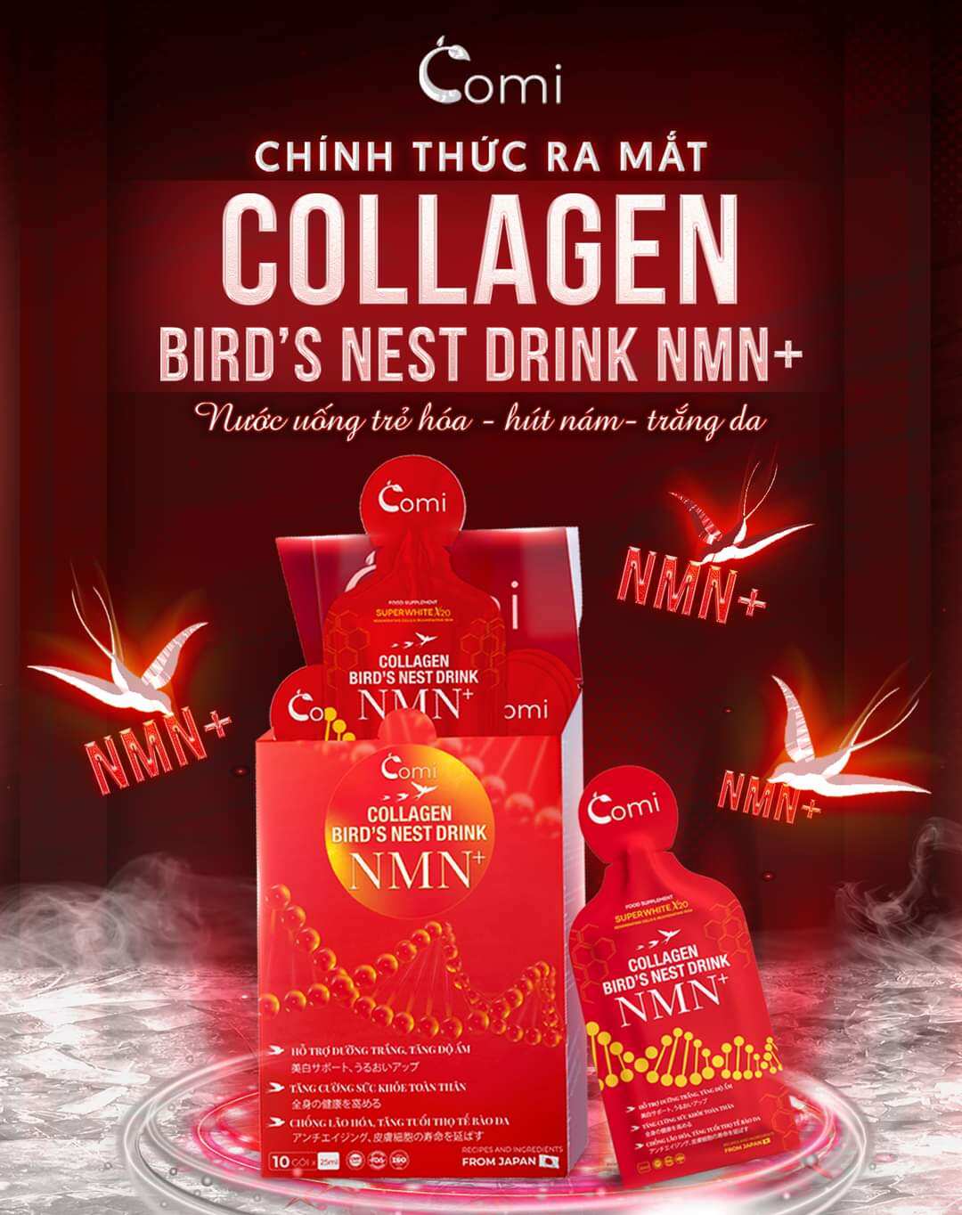 Collagen comi Yến NMN+