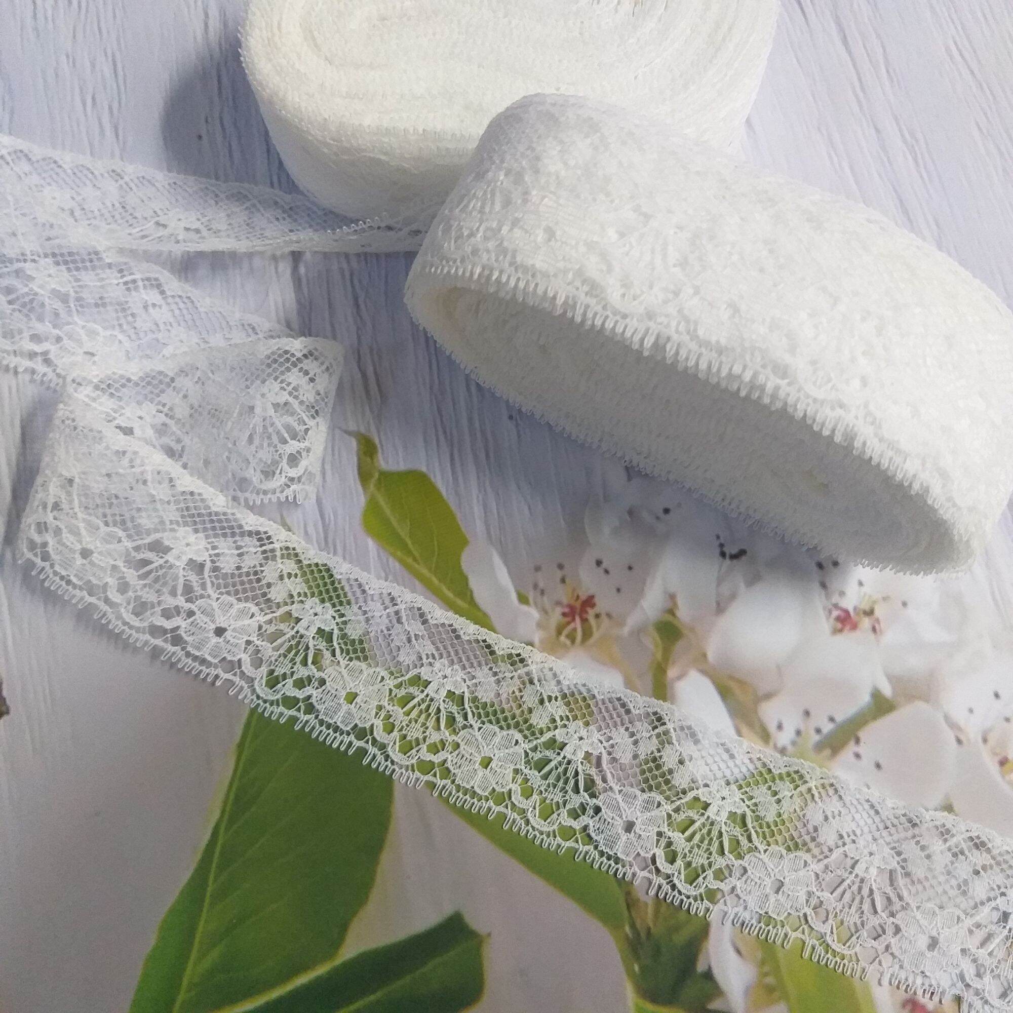 (4 MÉT )REN LƯỚI  POLY, PHỤ KIỆN MAY VÁ, BẢN RỘNG 3.2 CM.