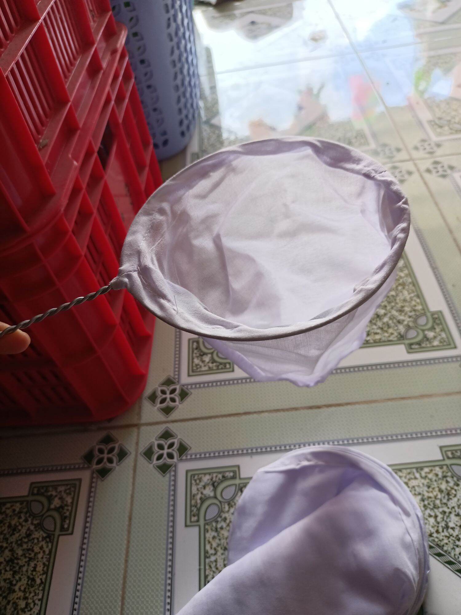 vợt vải lọc trà, pha cà phê đk 12cm