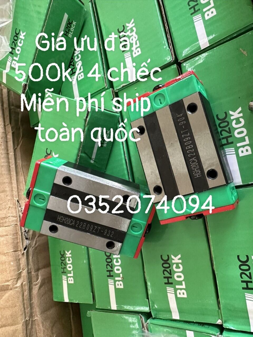 Block Hiwin HGH 20-25-30 hàng nội địa