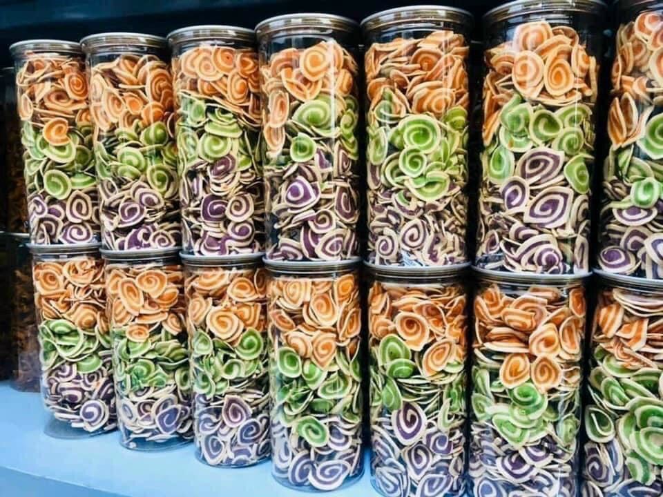 Bánh tai heo sữa mix 3 vị hũ 350gr