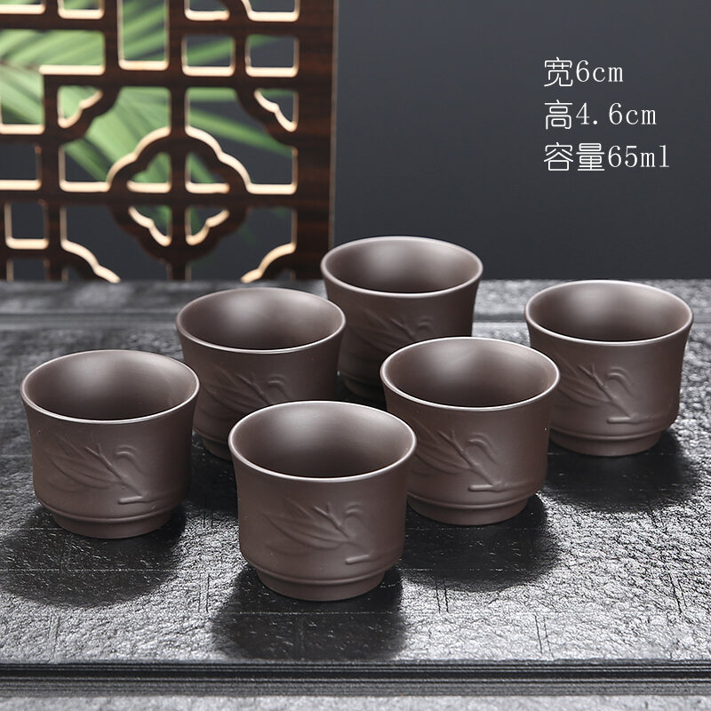 Cốc Tử Nê Thưởng Trà Sản Phẩm Chính Hãng Nghi Hưng Cốc Uống Trà Cốc Chủ Nhân Đơn Cốc Trà Nhỏ Kungfu Cốc Uống Trà 6 Chiếc