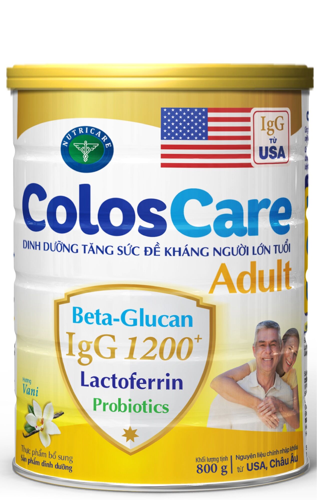 Sữa non Nutricare Coloscare Adult 800g