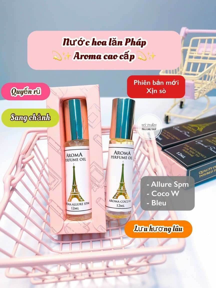 Tinh Dầu Nước Hoa Aroma Eros Dạng Lăn 10Ml