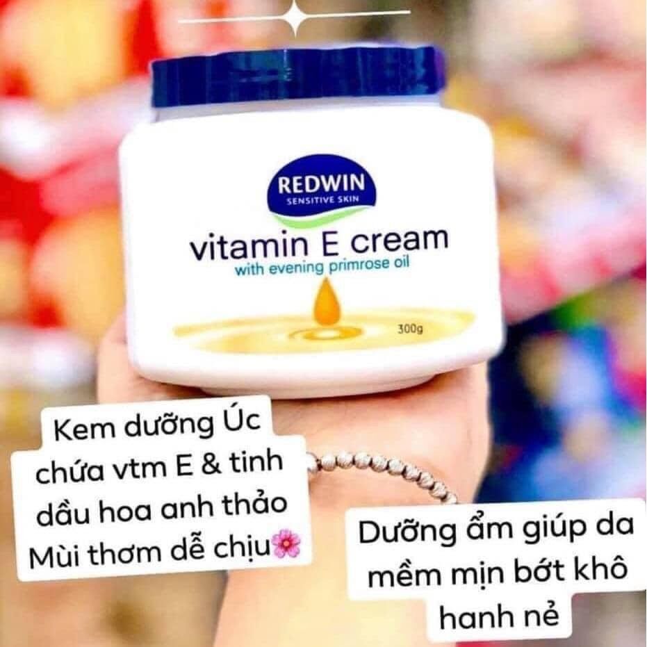 Kem dưỡng da Vitamin E Redwin Cream 300gr - Úc