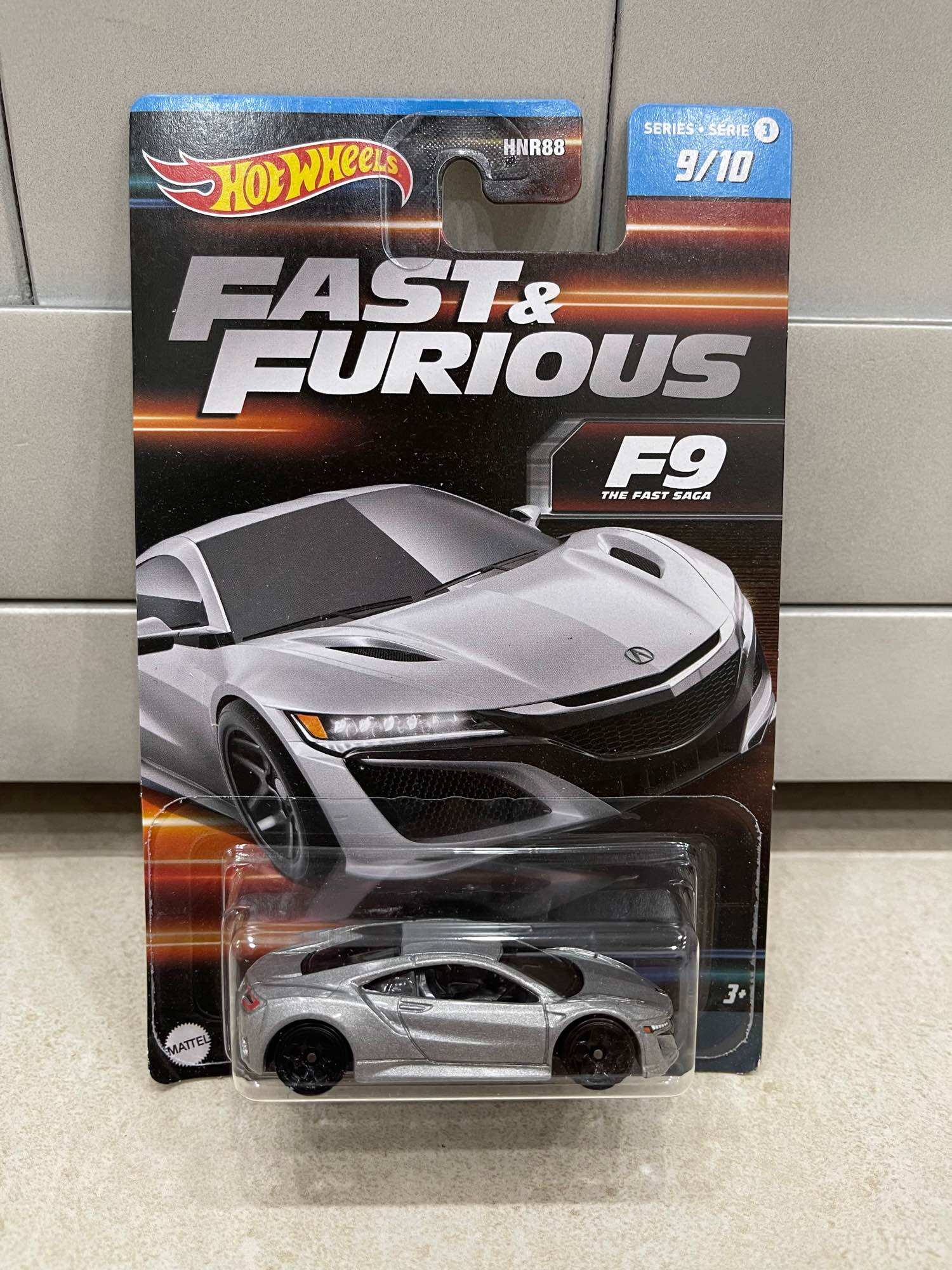 Xe mô hình đồ chơi Hotwheels cơ bản 1:64 - Fast & Furious - '17 Acura NSX