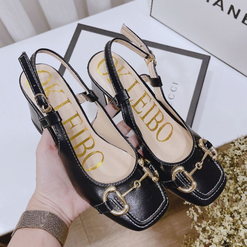 giày cao gót nữ sandan 7cm mẫu mới hót hít