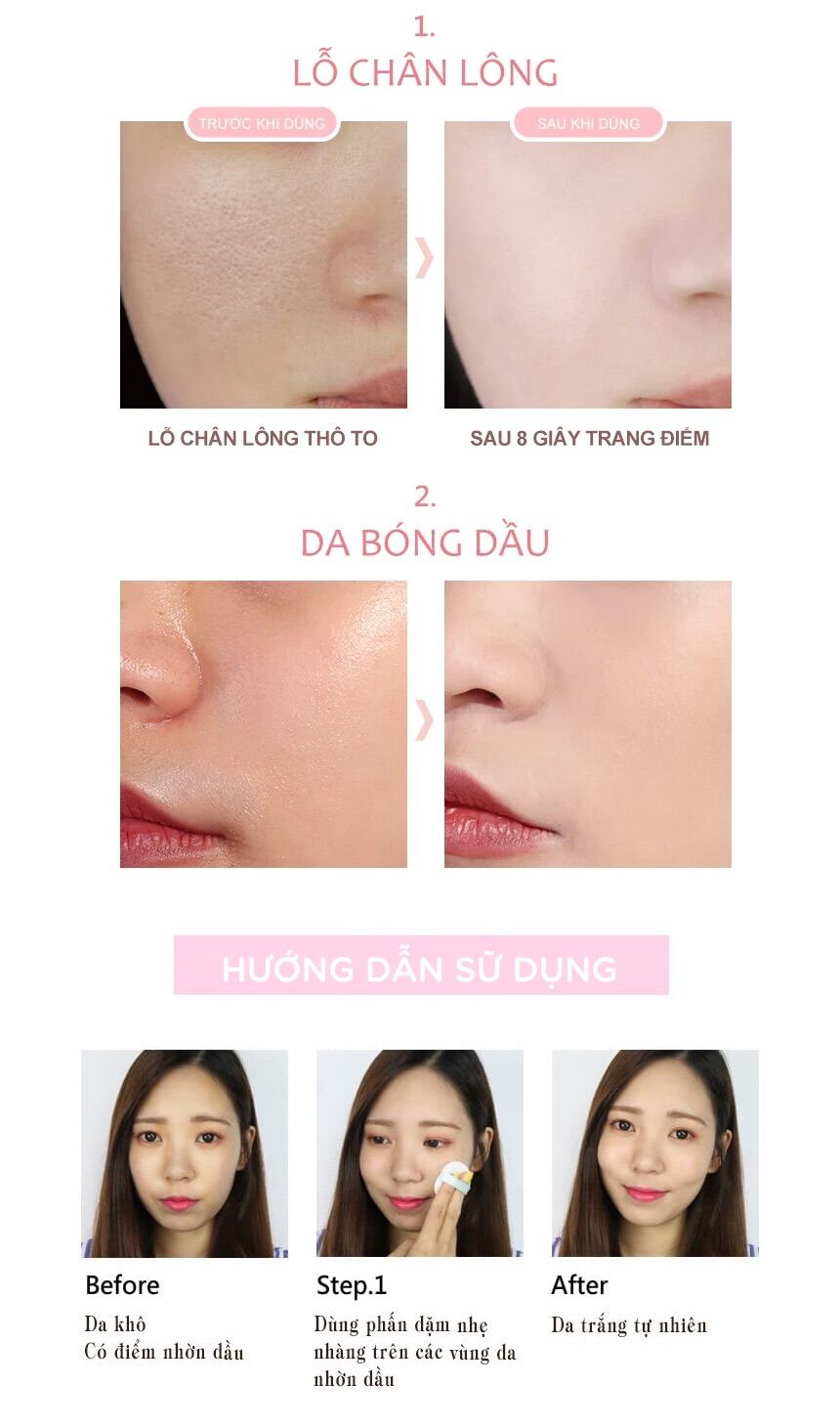 Phấn nền trang điểm cao cấp VACCI – SPF30 PA++