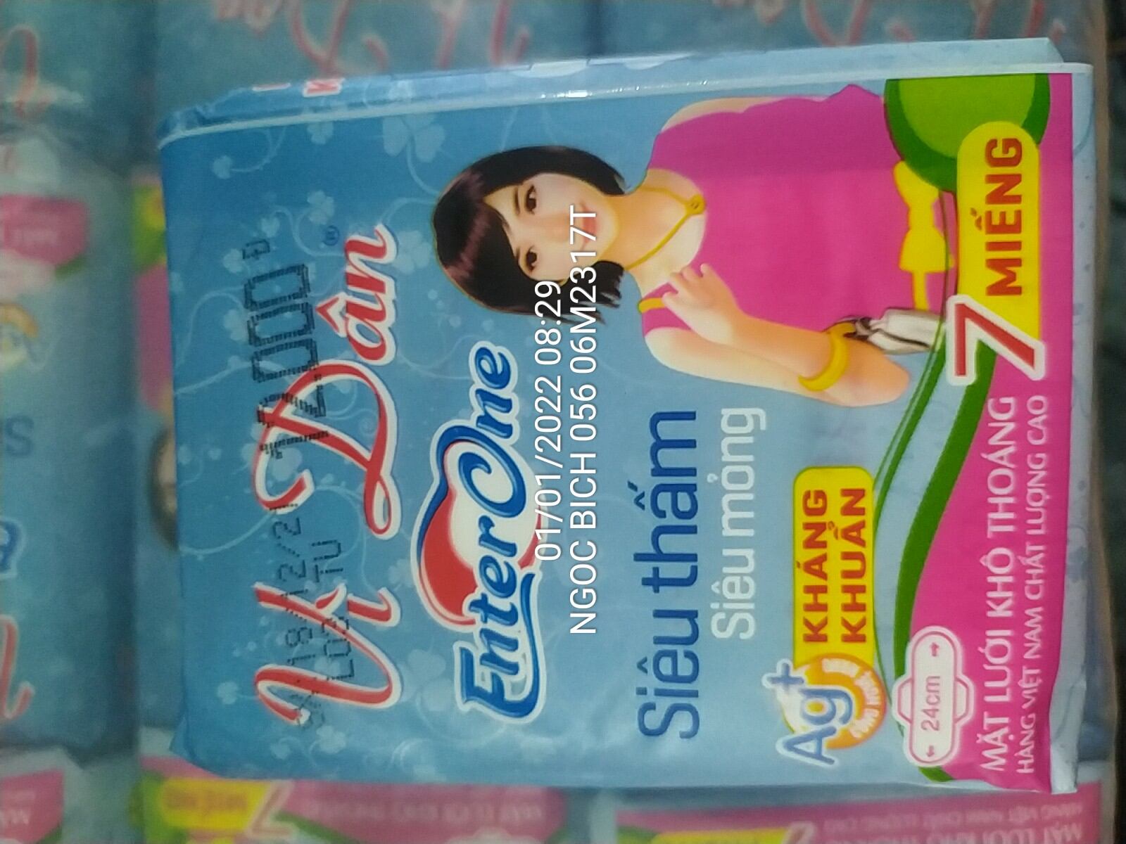 4 GÓI BĂNG VỆ SINH VÌ DÂN SIÊU MỎNG ( GÓI 7 MIẾNG )
