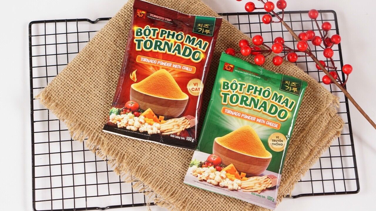 Bột Phomai lắc Hàn Quốc Tornado gói 100g