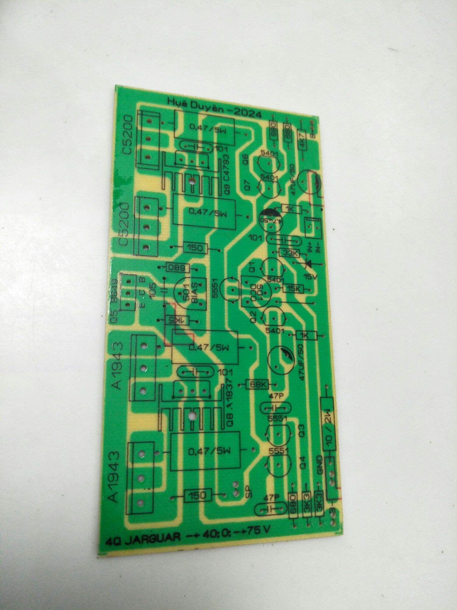 pcb 4 sò 1 kênh, âm thanh hay, sợi thuỷ tinh