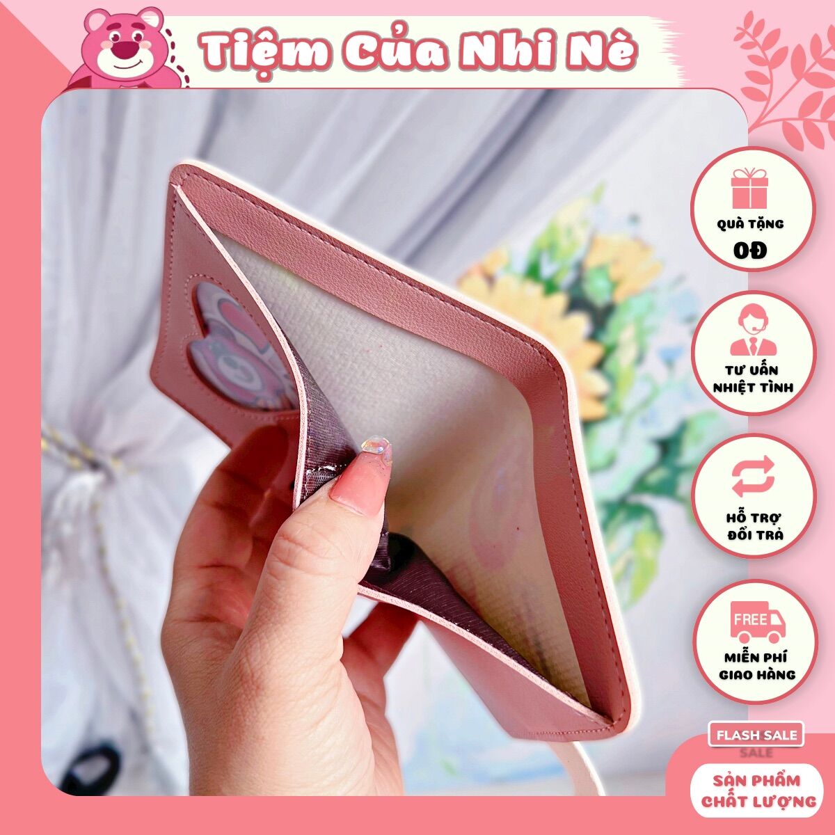 VÍ NỮ NGẮN GẤU DÂU LOTSO