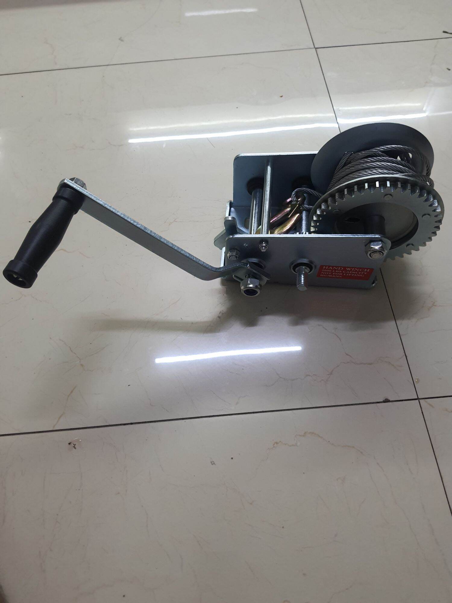 Tời tay 2000 bls - tời quay tay có chế độ hãm