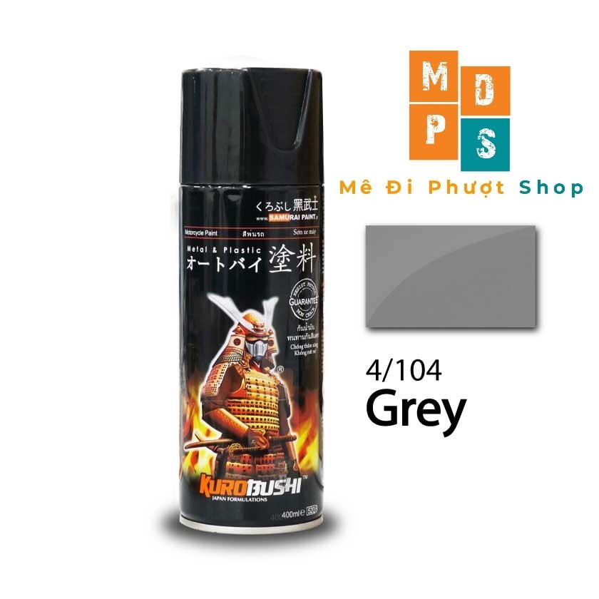 _ 104 _ chai sơn sịt màu xám _ sơn sịt samurai chính hãng _ 4/104