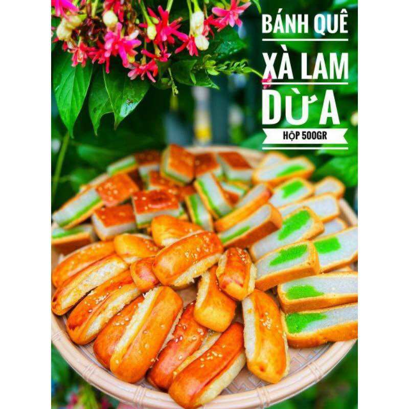 Bánh dừa nướng bơ mè. 15k/ gói 6 cái