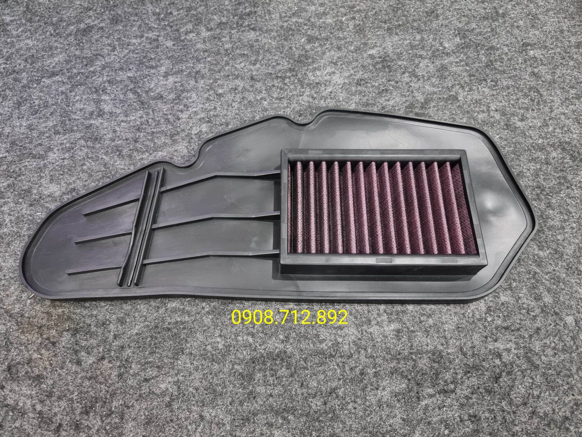 Lọc gió thép gắn xe vario _ ex 150 hàng đẹp