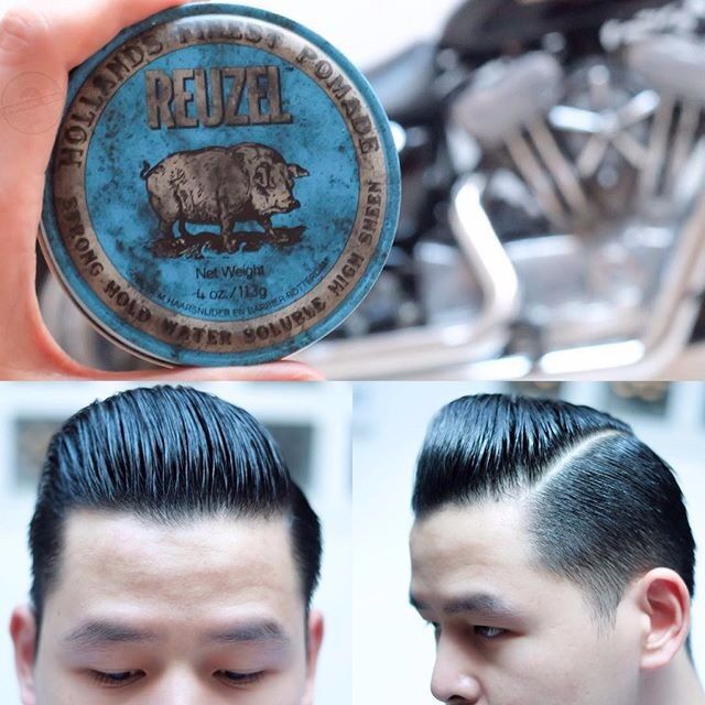 [Chíng Hãng] Sáp Vuốt Tóc Nam REUZEL BLUE POMADE 113G