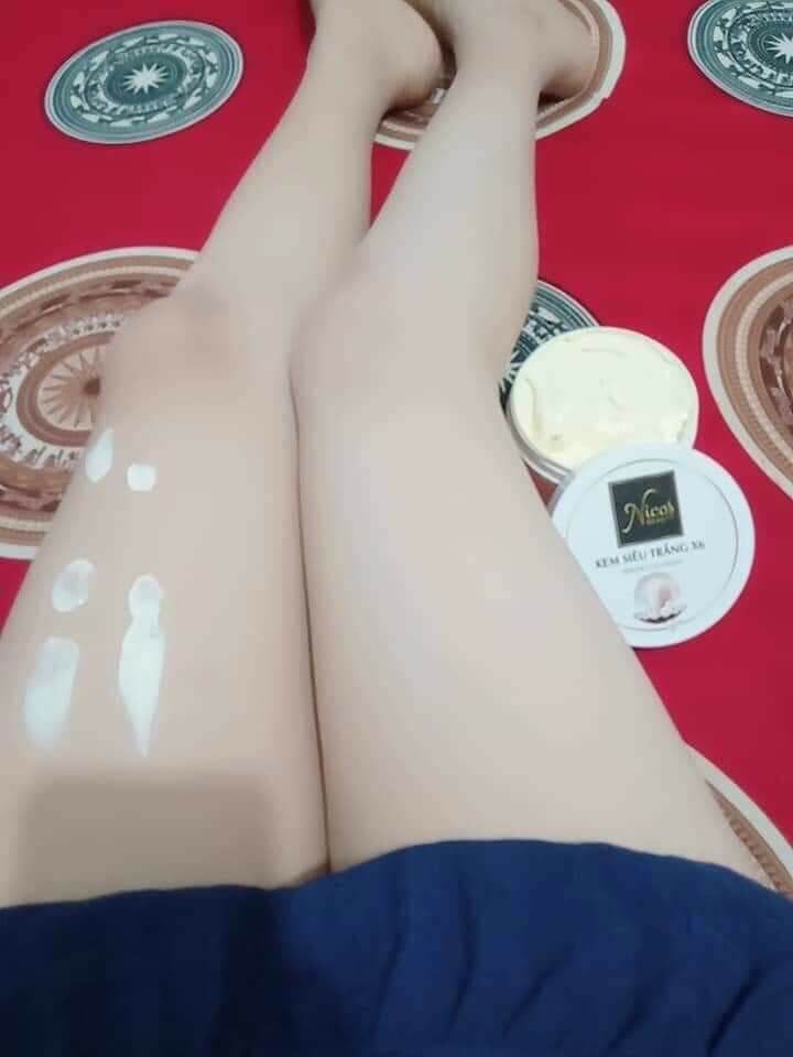 kem body siêu trắng nicos x6