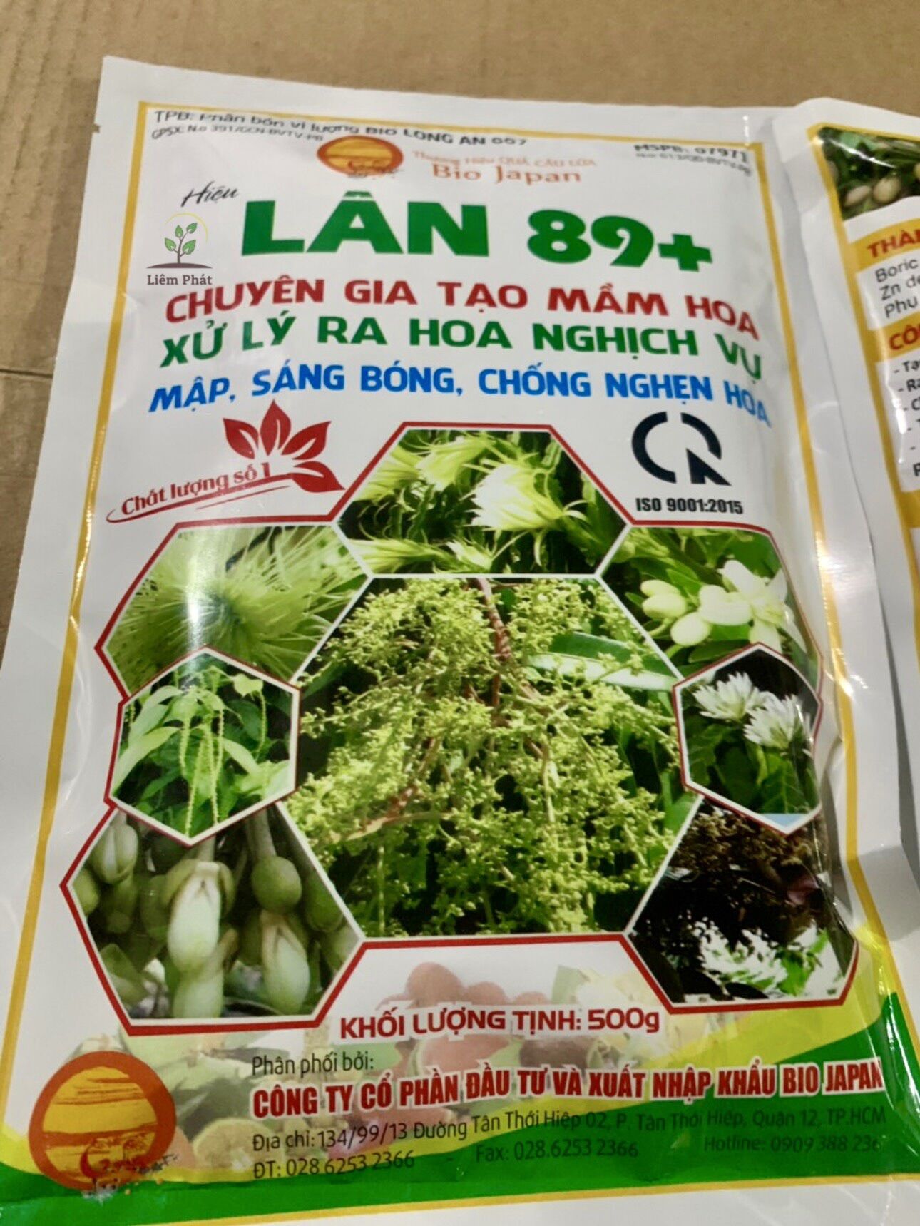 Lân 89+ gói 500g thương hiệu quả cầu lửa