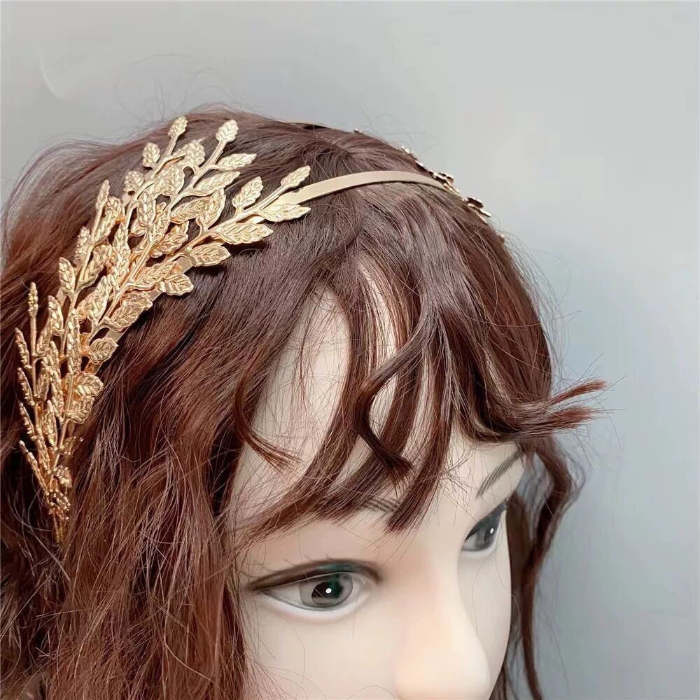 Cài tóc chiếc lá nguyệt quế màu bạc, vàng - Arora boutique